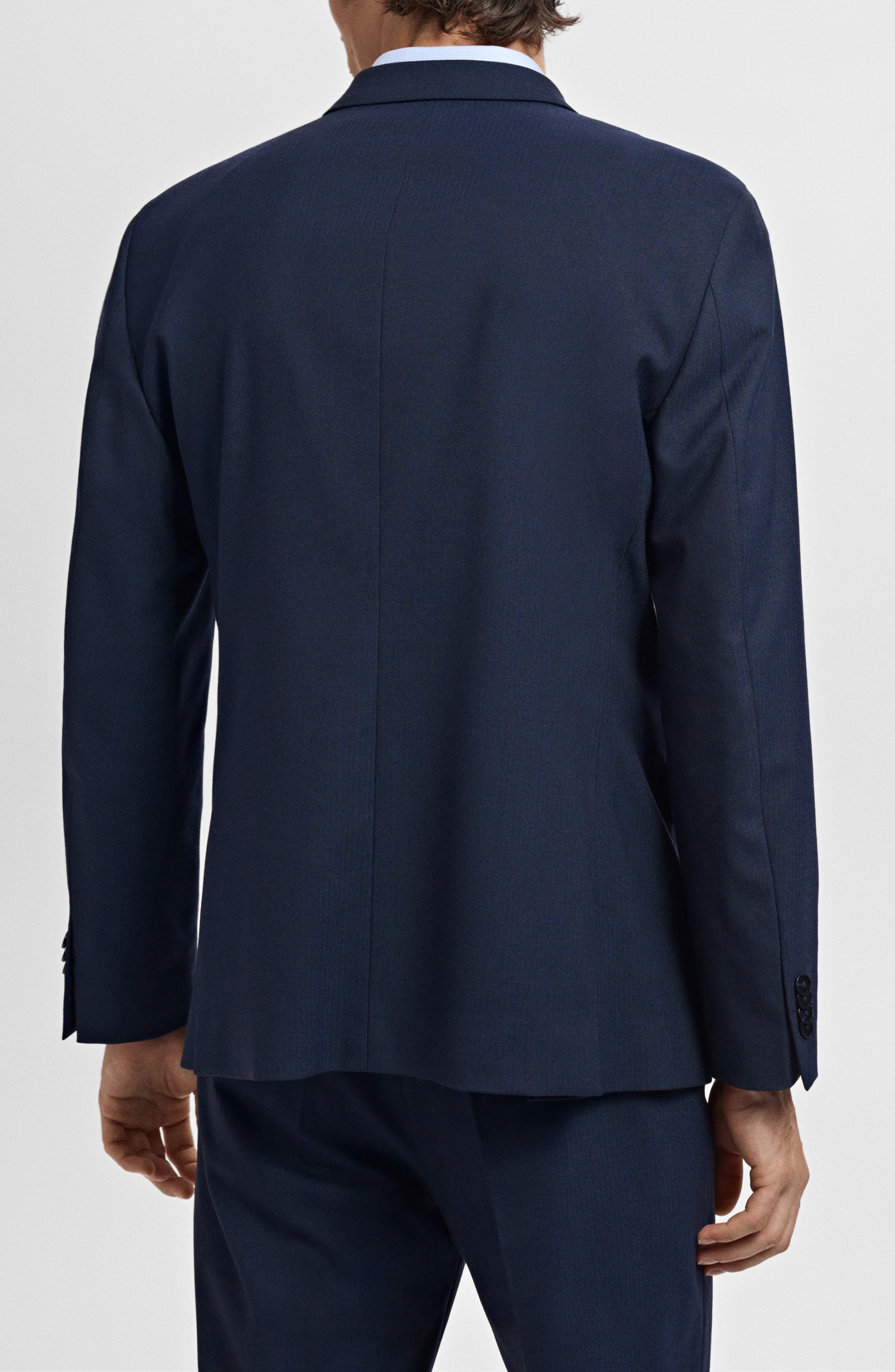 Slim Fit Double Breasted Blazer - image 2
