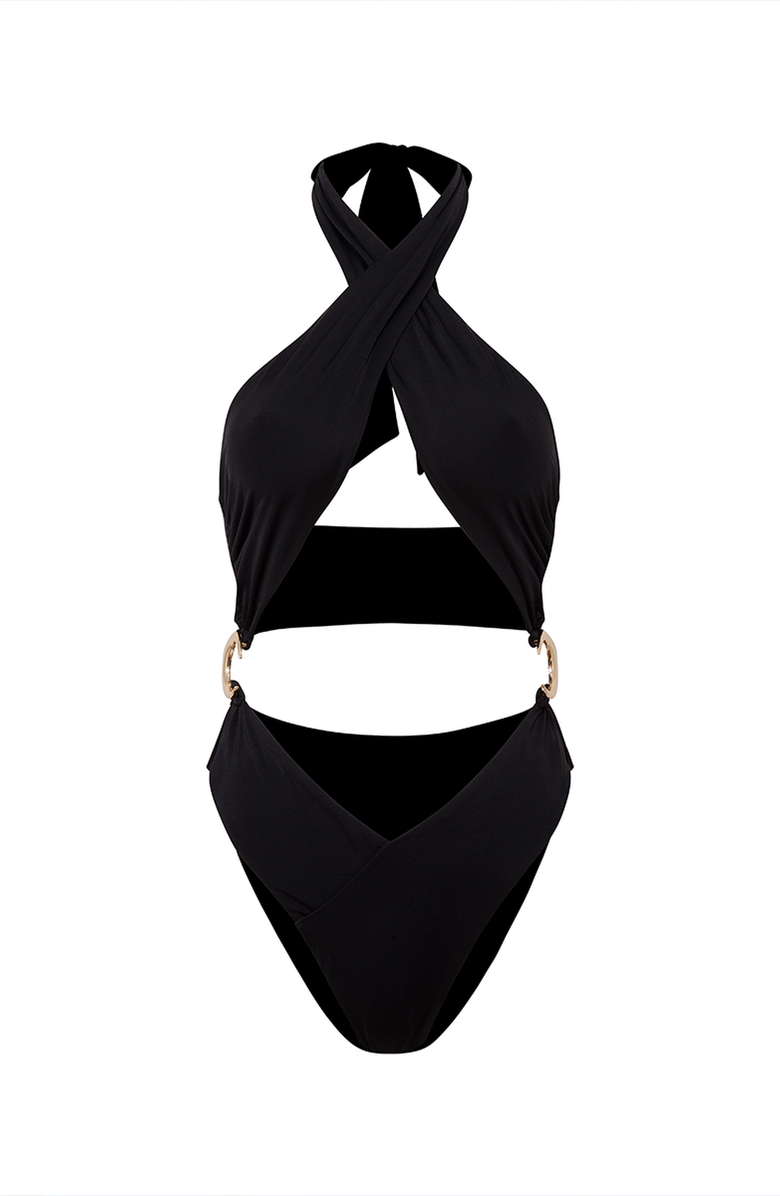 Luna B Sophia Swimsuit, Alternate, color, Black