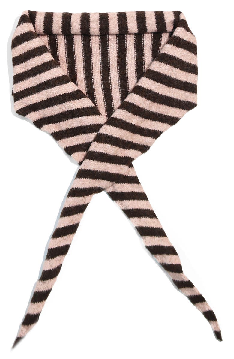 Petit Moments Paris Triangle Scarf, Main, color, Pink/ Brown