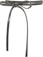 Ada Skinny Leather Wrap Belt