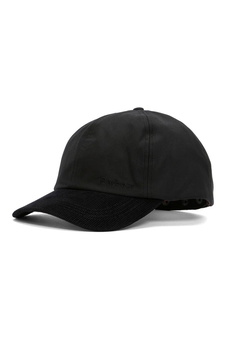 Ashby Adjustable Cotton Baseball Cap, Main, color, BLACK
