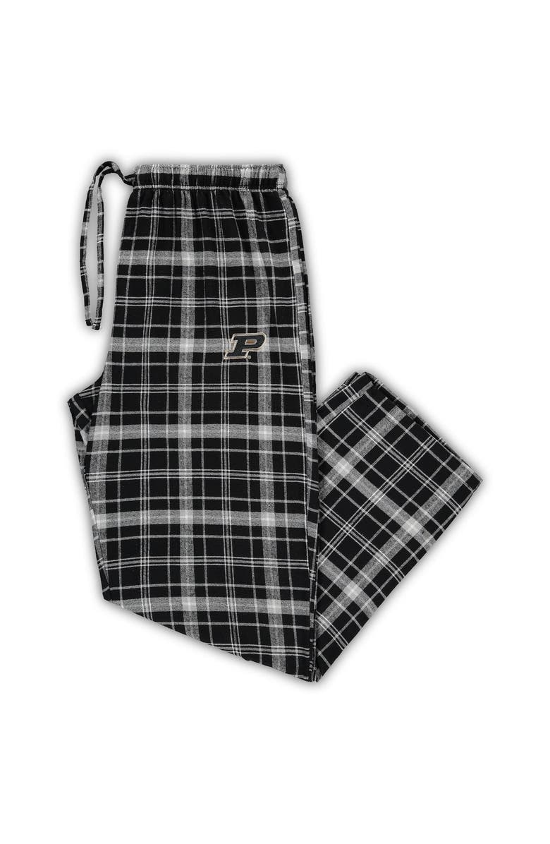 CONCEPTS SPORT Men's Concepts Sport Black Purdue Boilermakers Big & Tall Ultimate Pants, Alternate, color,