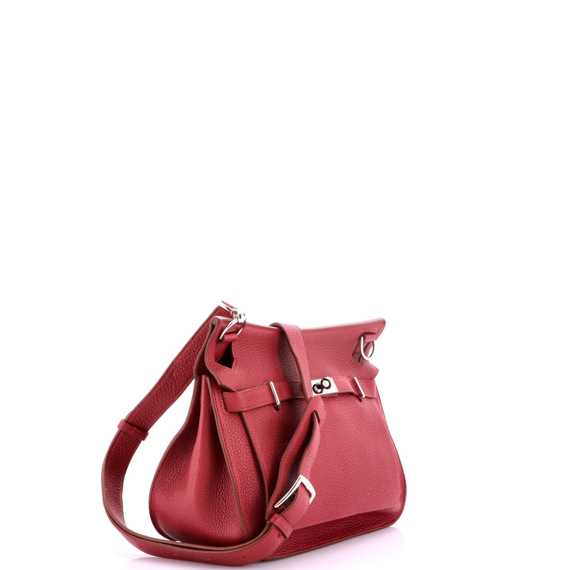 Pre-Owned Hermes Jypsiere Bag Clemence 28, Alternate, color, Rubis