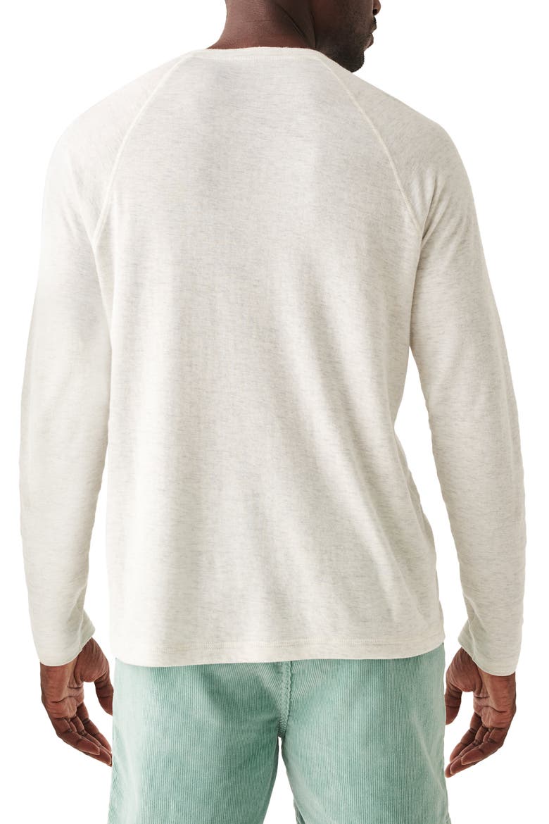 Cloud Long Sleeve Henley, Alternate, color, IVORY HEATHER