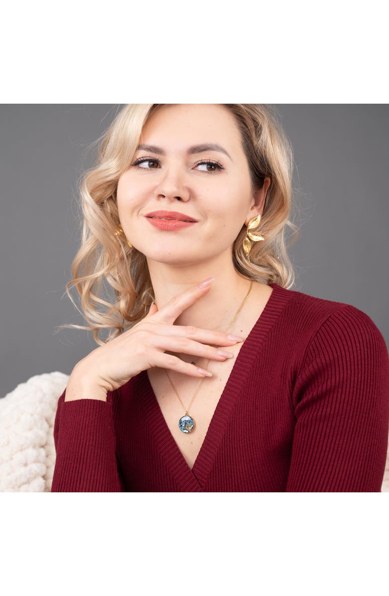 Starfish Project Golden Canopy Earrings, Alternate, color, Gold