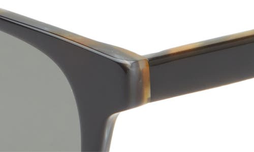 Eyebobs The Director 46mm Small Polarized Square Sunglasses In Black Pearl Backside