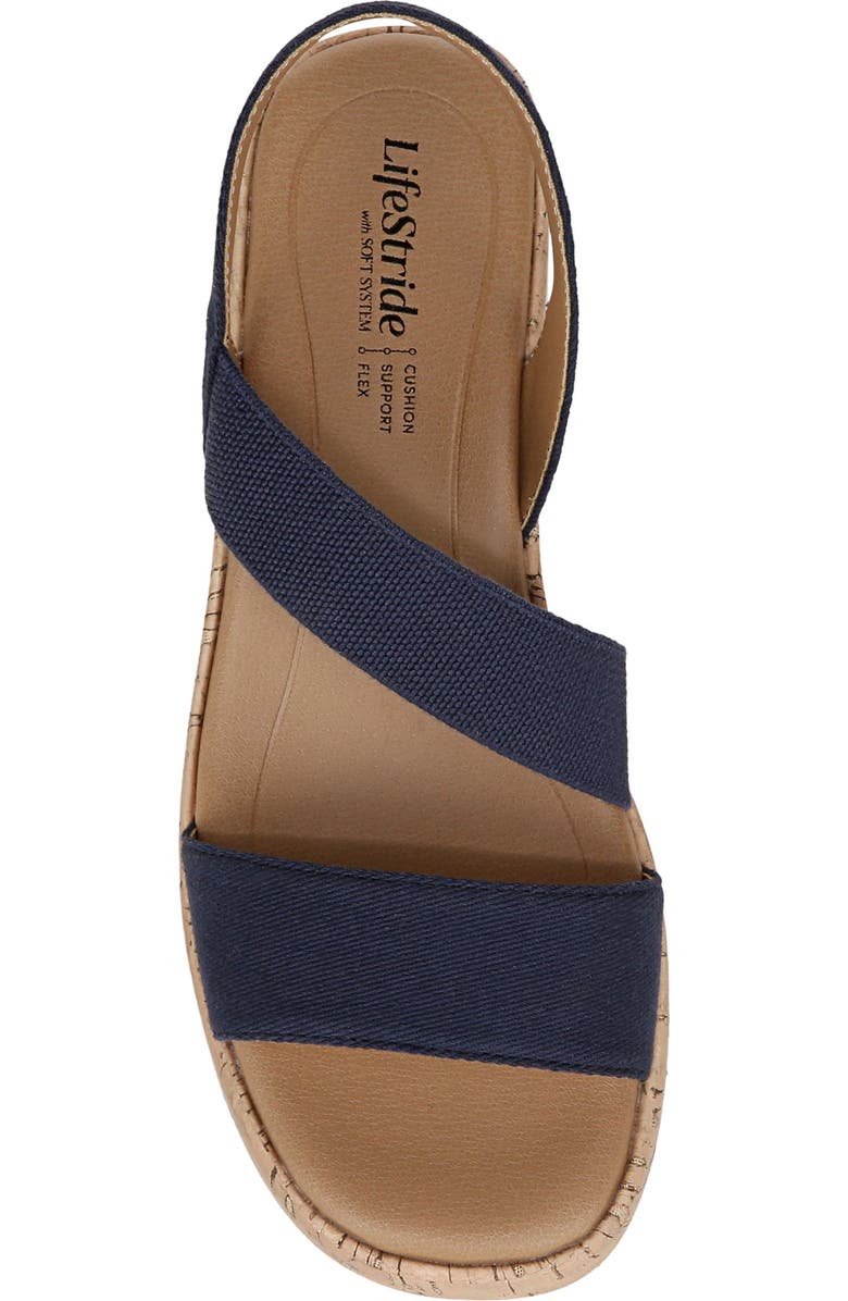 LifeStride Odette Sandal, Alternate, color, Navy