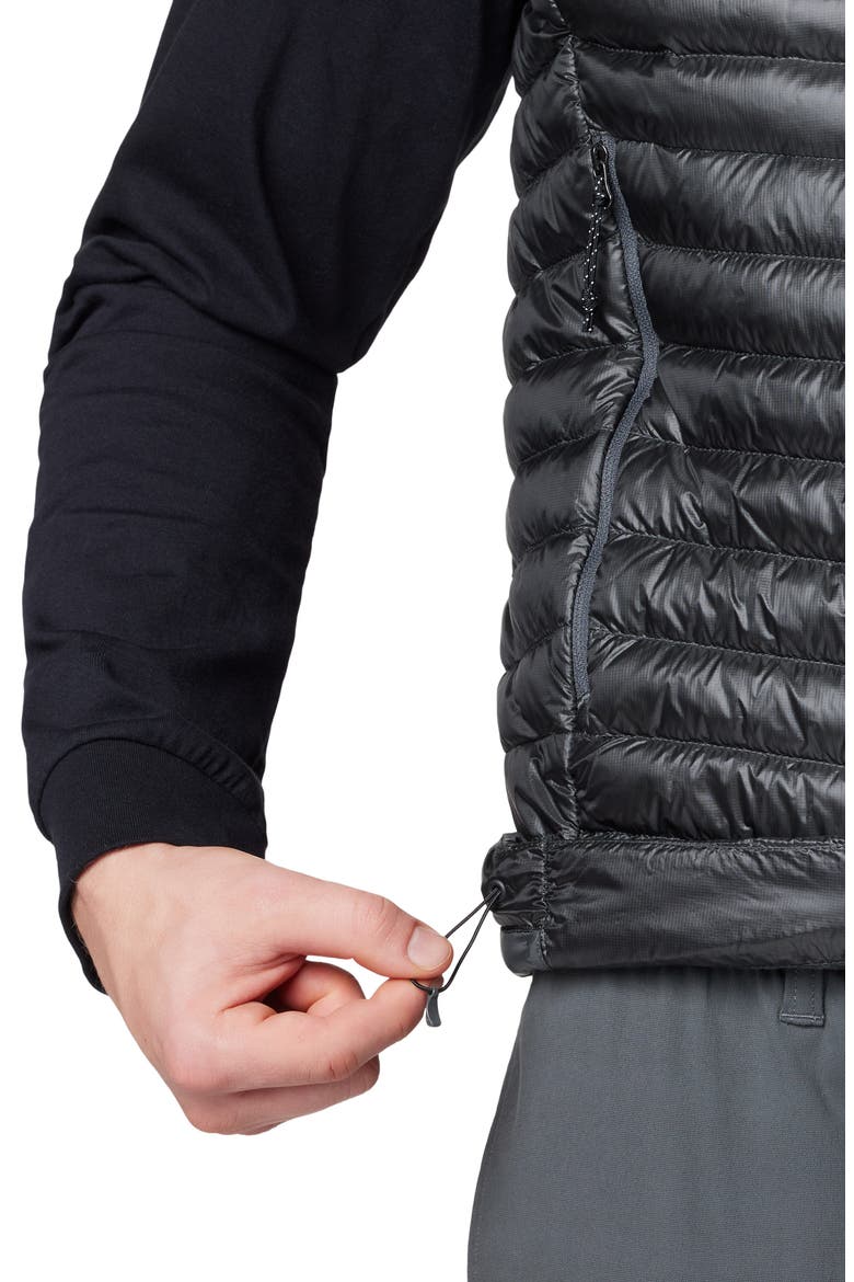 Ghost Whisperer Packable 800-Fill-Power Down Vest, Alternate, color, BLACK