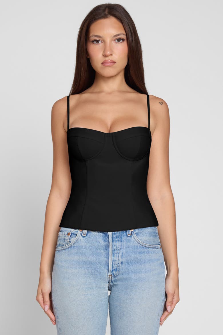 Bali Bustier Corset Top, Main, color, Black