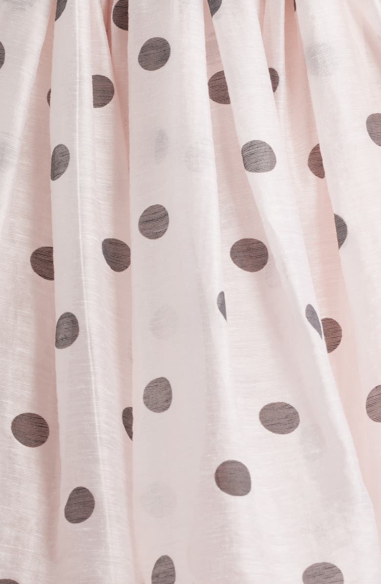 Sonya Moda Nancy Cutout Flared Minidress, Alternate, color, Blush Polka Dots