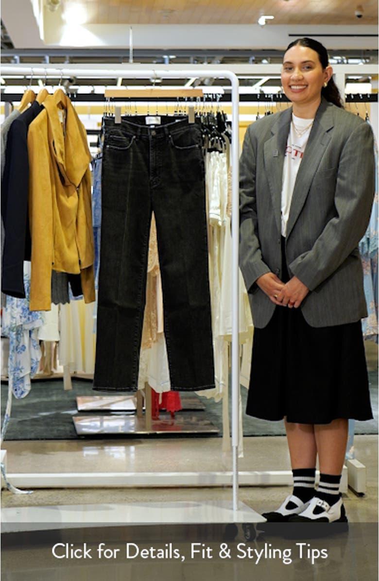 Le Sleek High Waist Ankle Straight Leg Jeans