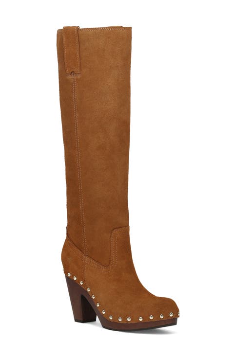 Cindy Pull On Leather Boot