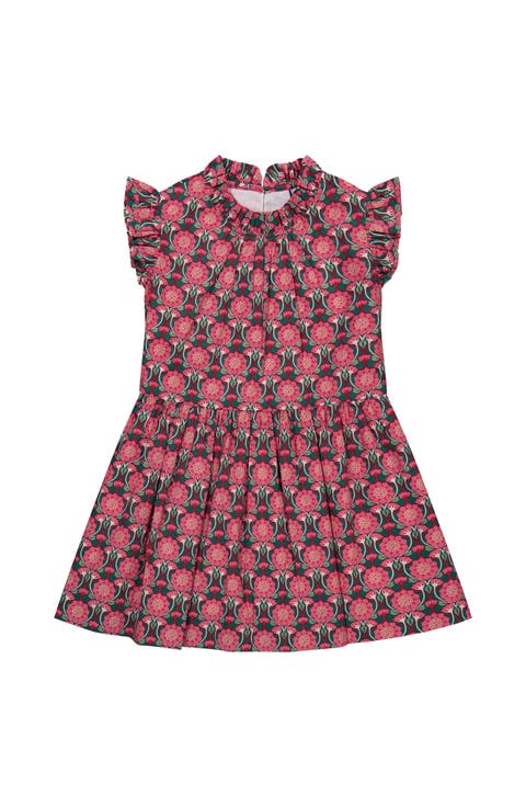 Kinsley Dropwaist Dress Pink Lotus