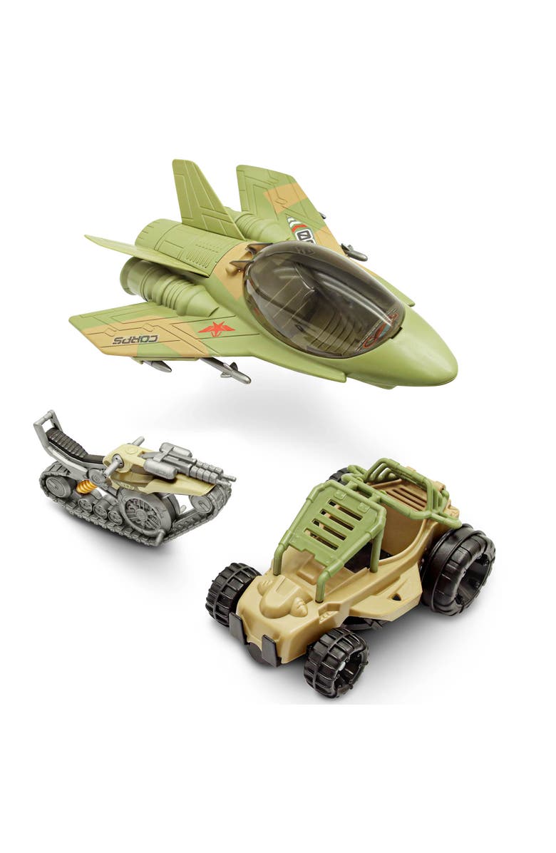 Lanard The Corps! Mission Terrain Battle 4 Posable Action Figures, 3+, Alternate, color, 