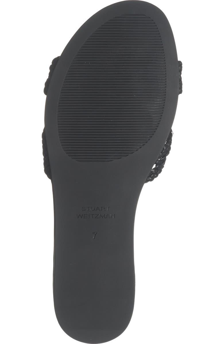 Stuart Weitzman Briar Slide Sandal, Alternate, color, Black