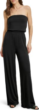 Favorite Daughter The Jumpstart Strapless Jumpsuit