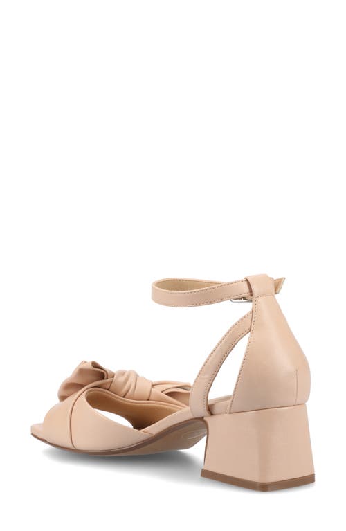 JOURNEE COLLECTION JOURNEE COLLECTION ZEVI BOW BLOCK HEEL SANDAL 