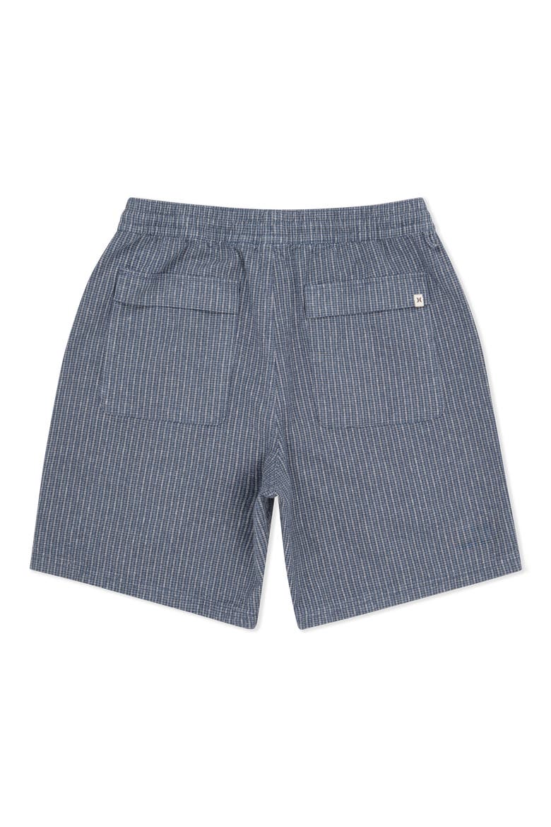 Raleigh Volley Stripe Cotton & Linen Drawstring Shorts, Alternate, color, MONSOON