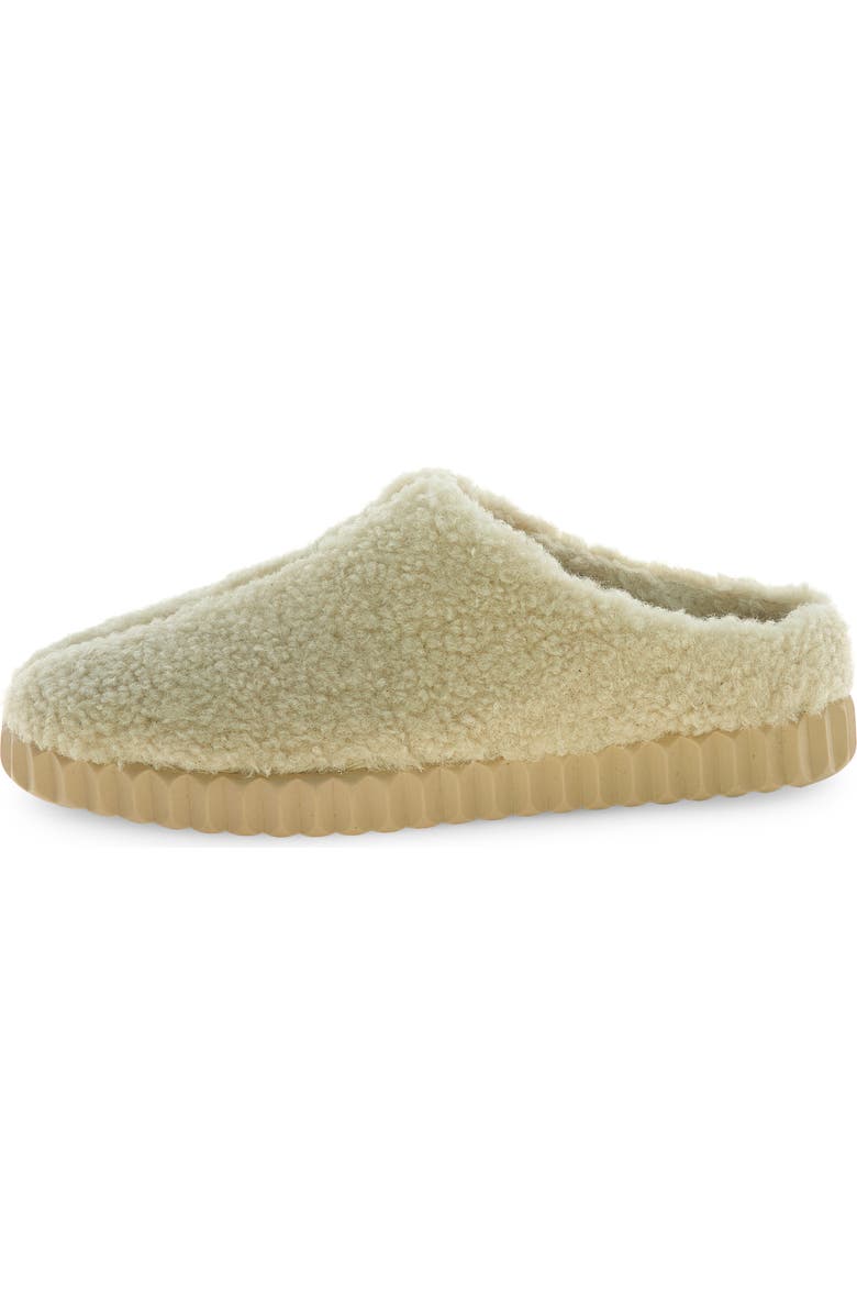 Voile Blanche Gina Faux Shearling Clog, Alternate, color, Beige