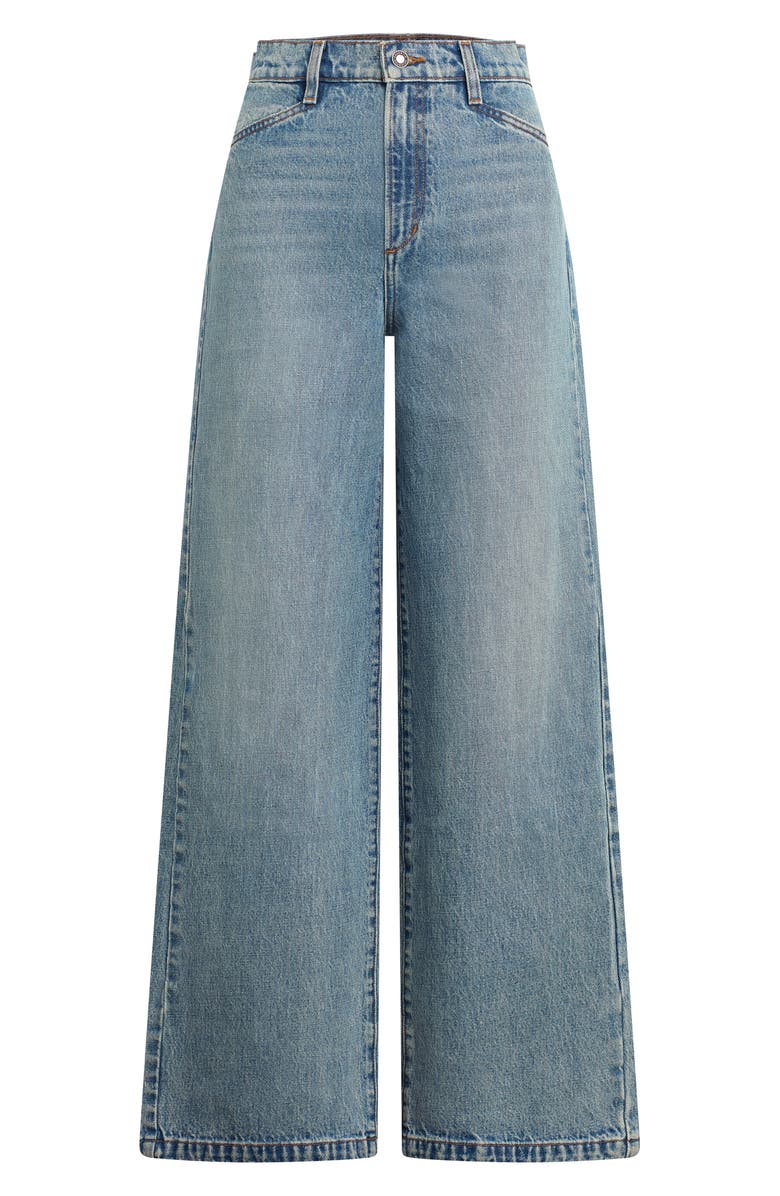 Favorite Daughter The Mischa Super High Waist Wide Leg Jeans, Alternate, color, 