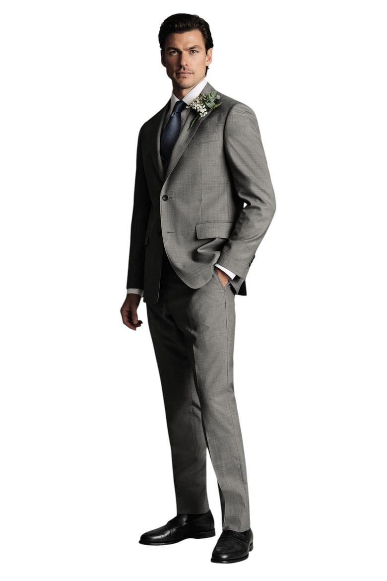 Ultimate Performance Sharkskin Suit Jacket, Alternate, color, Grey