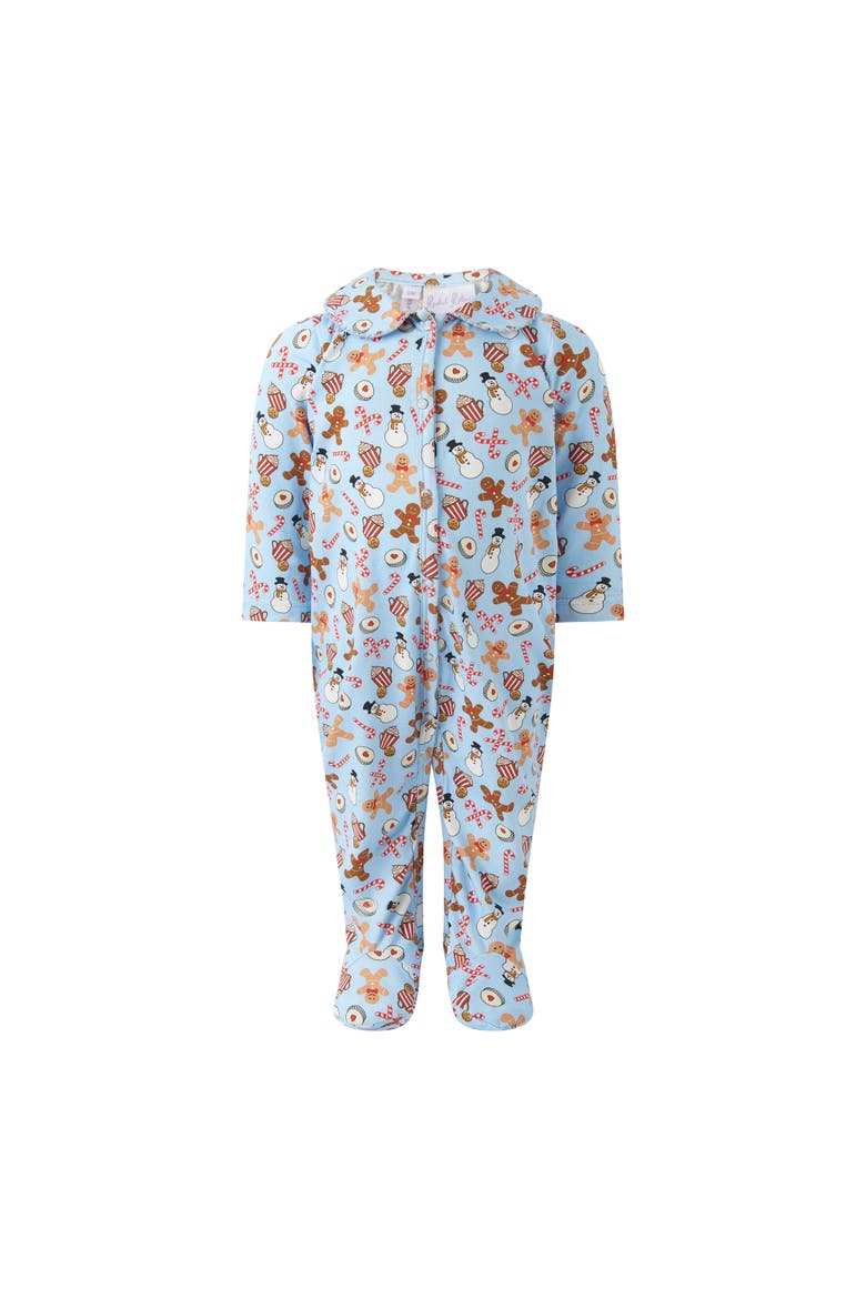Gingerbread Footie, Main, color, Blue
