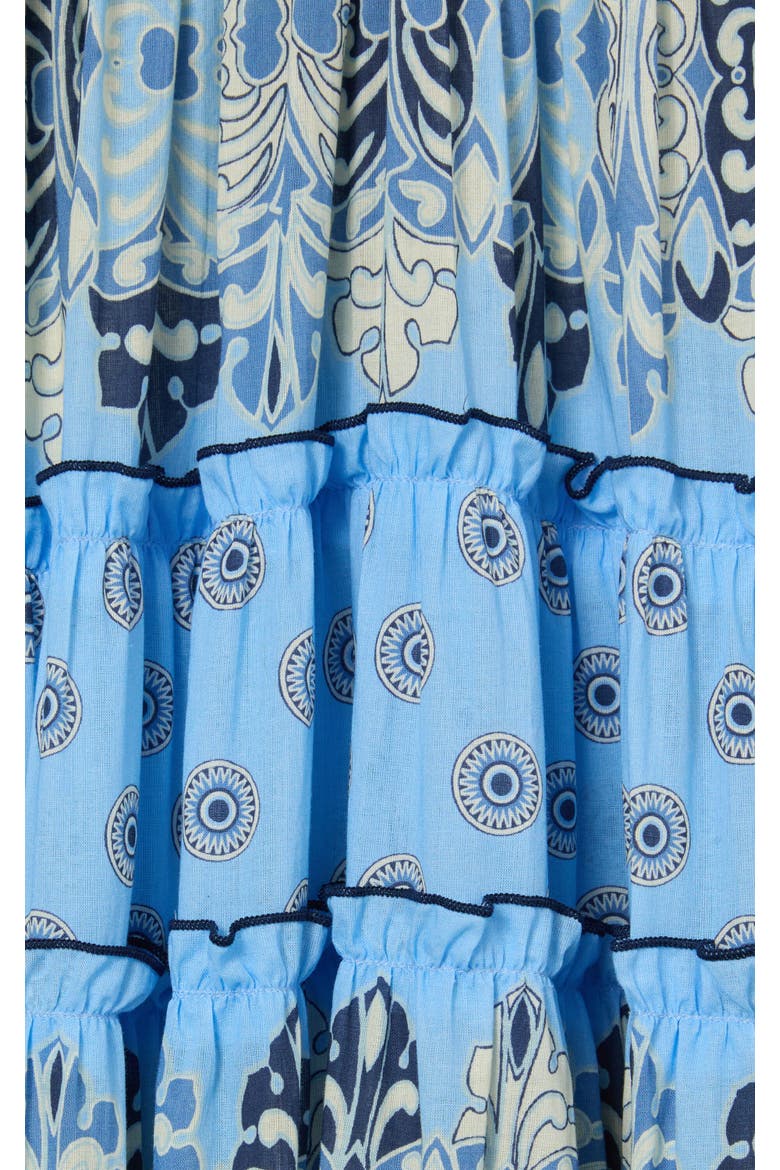 Nymph Dress, Alternate, color, Cocoon Placée Blue