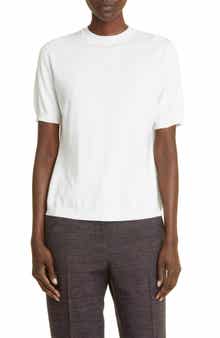 Lafayette 148 New York Short Sleeve Sweater