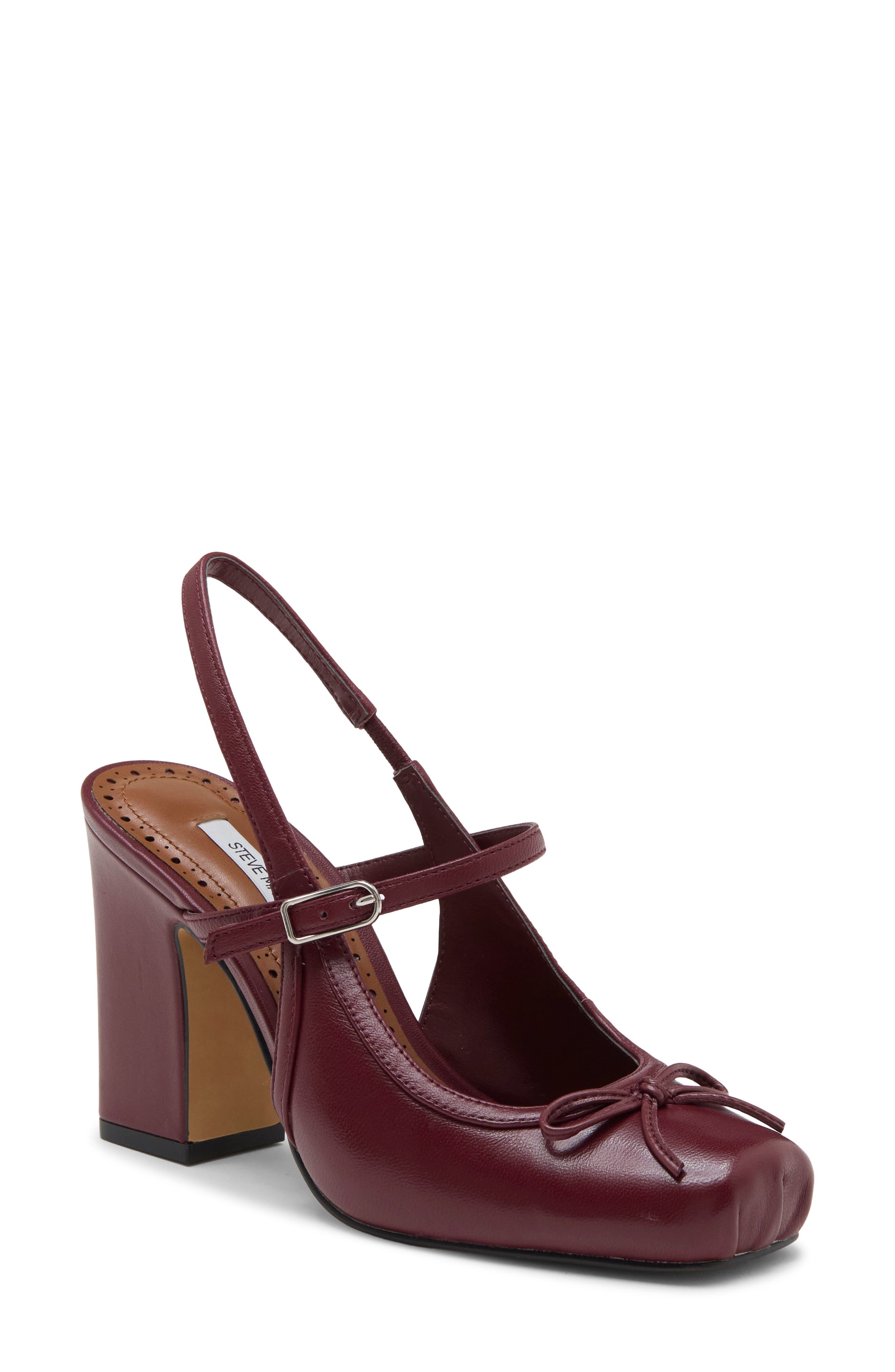BURGUNDY LEATHER