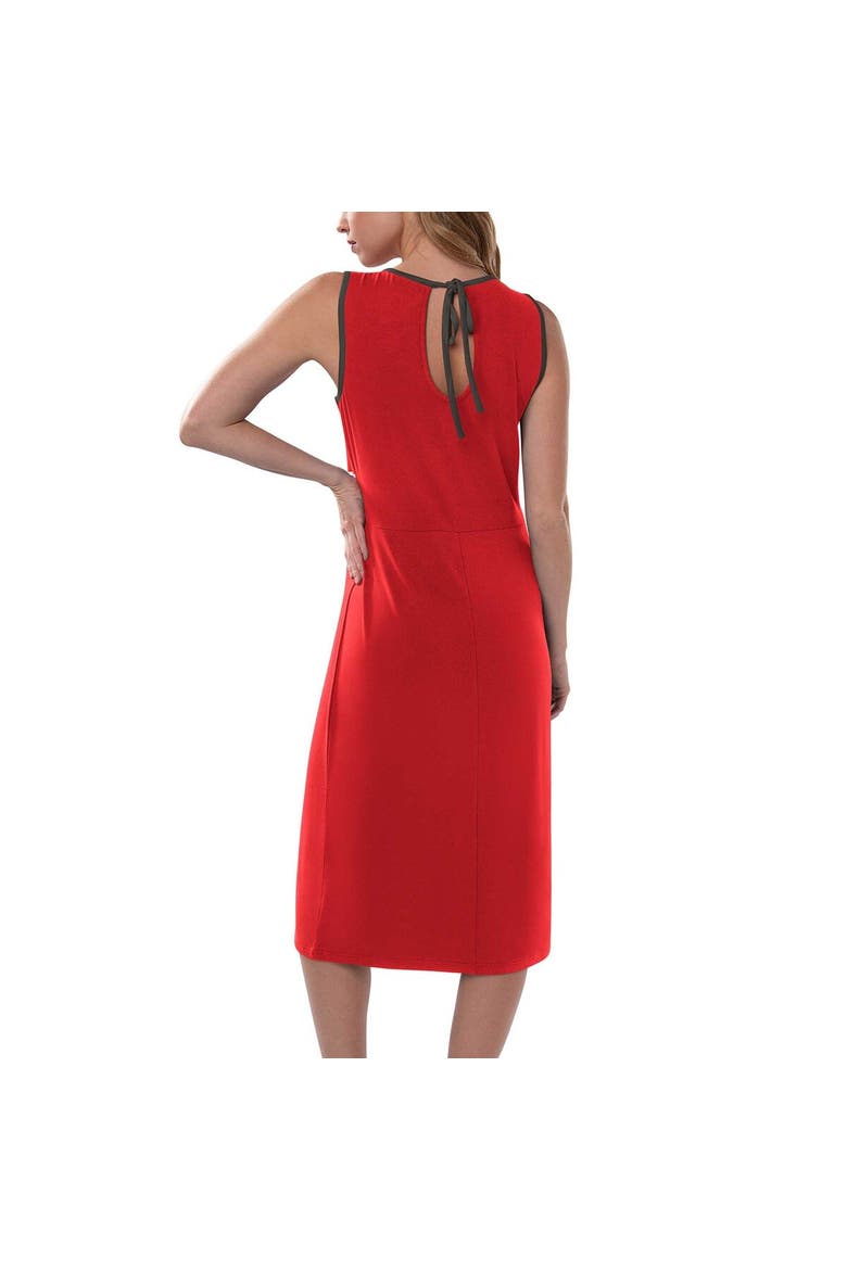 Women's G-III 4Her by Carl Banks Red Tampa Bay Buccaneers Main Field Maxi Dress, Alternate, color, Red
