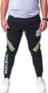 Maceoo Lightning Reflective Cotton Knit Joggers