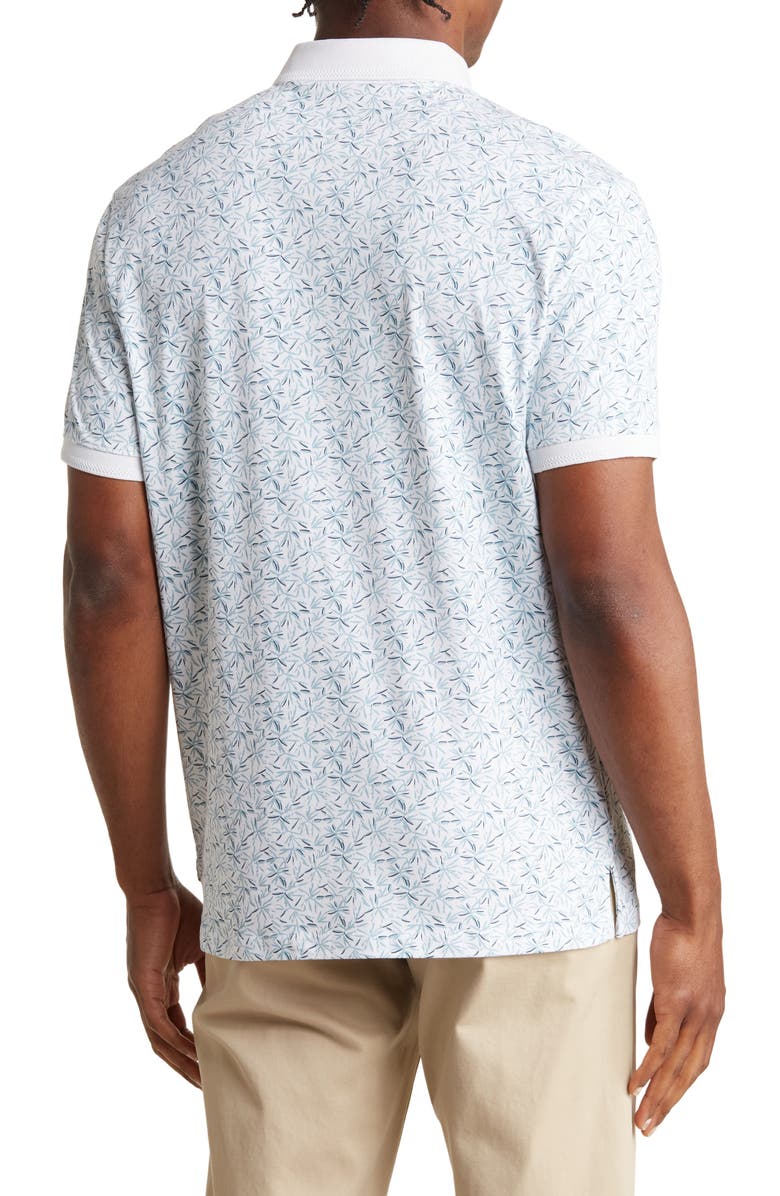 SOUL OF LONDON Contrast Knit Polo, Alternate, color, White