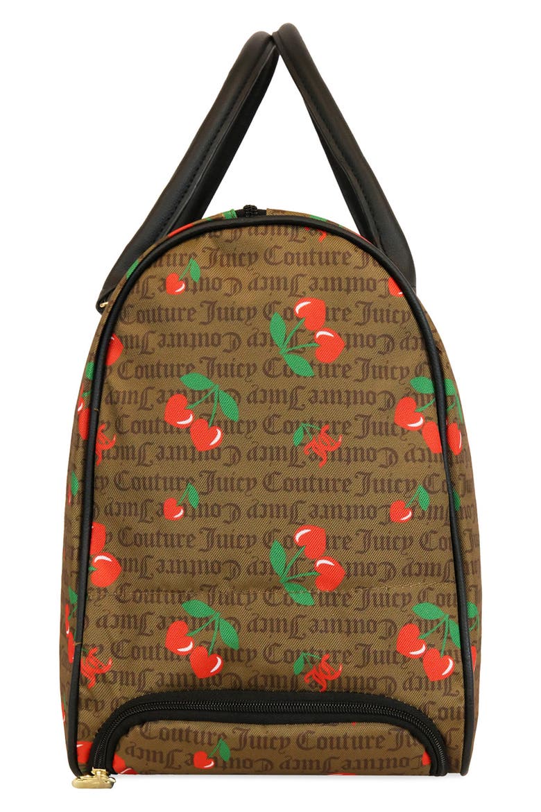 Cherry Rolling Duffle Bag, Alternate, color, JC BROWN CHERRY