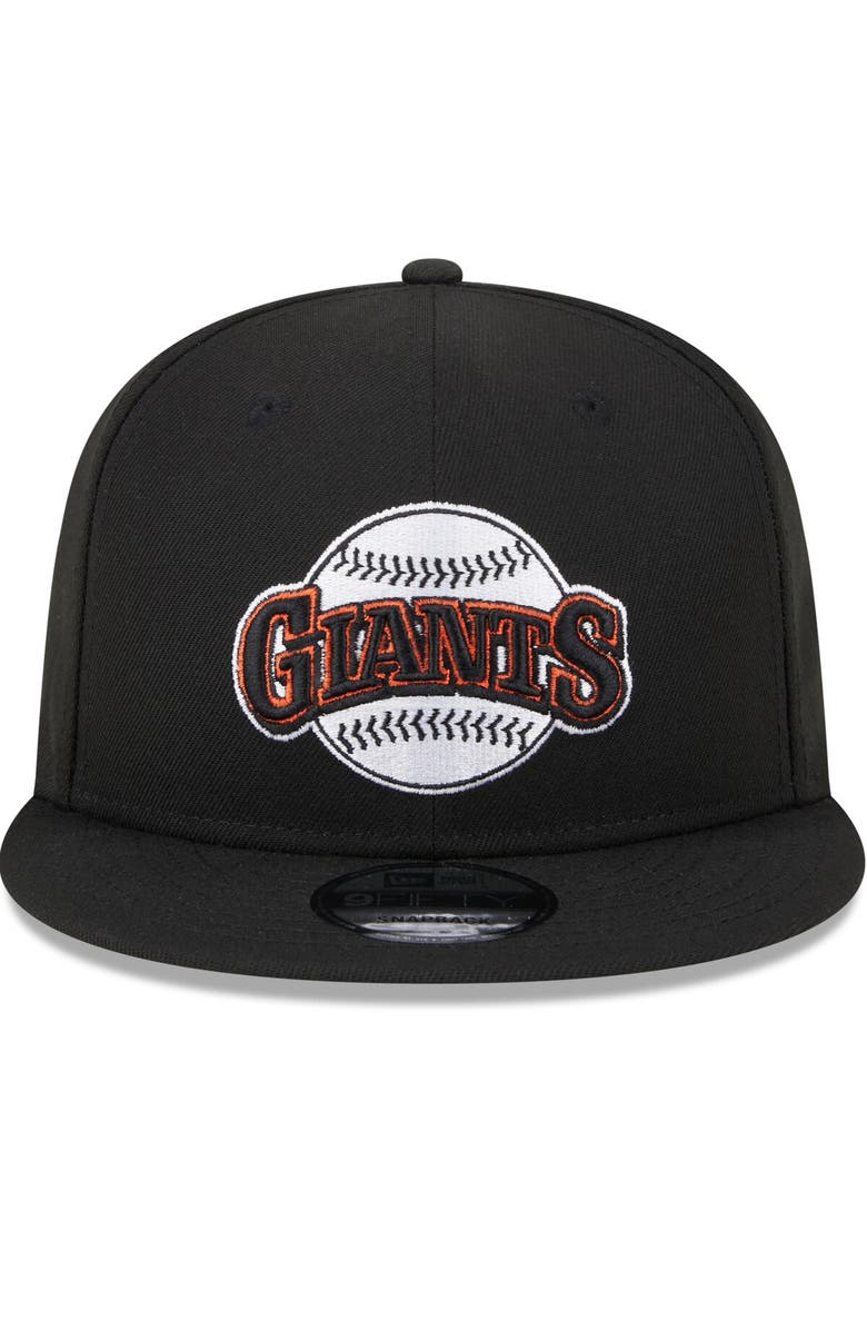 New Era Men's New Era  Black San Francisco Giants 2024 Batting Practice 9FIFTY Snapback Hat, Alternate, color, Black
