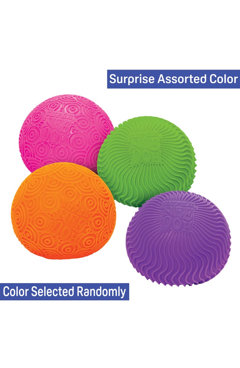 Schylling Ripples Super NeeDoh Neon Stress Toy, Assorted Colors & Textures, Alternate, color, 