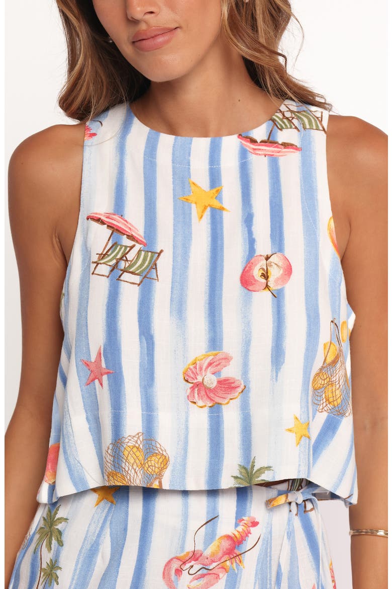 Siena Sleeveless Crop Top, Alternate, color, ESME