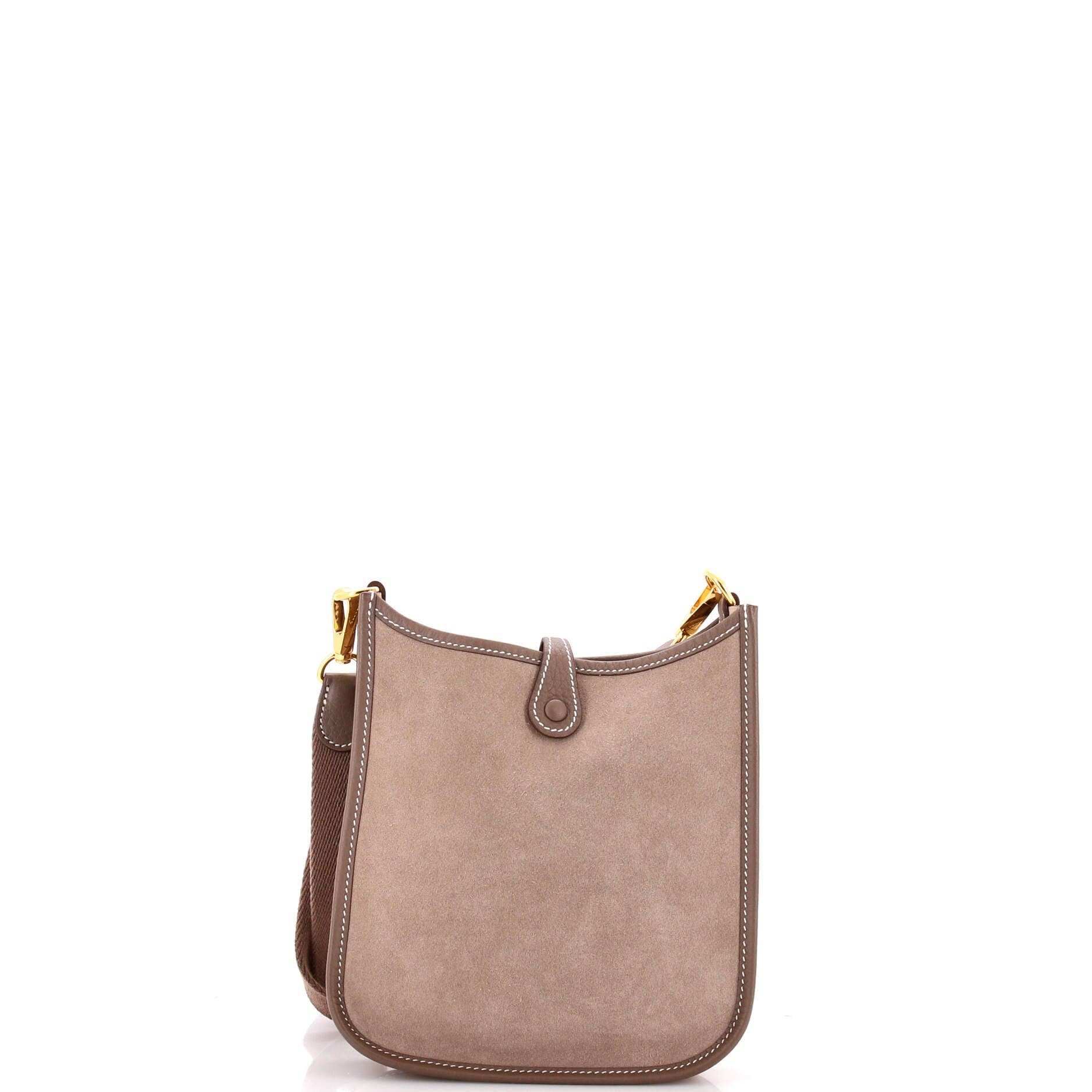 Pre-Owned Hermes Evelyne Bag Gen III Grizzly TPM, Alternate, color, Etoupe