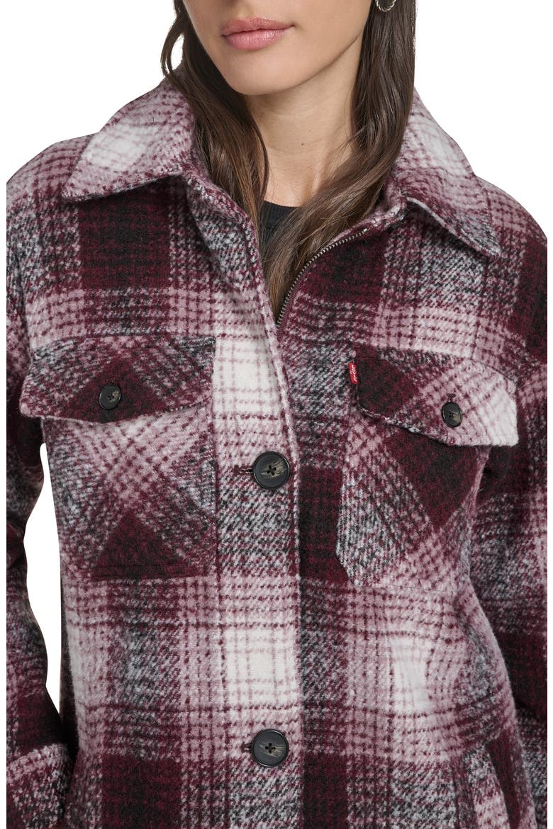 Longline Shacket, Alternate, color, PORT COMBO