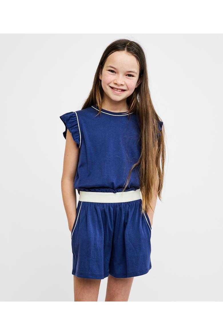 Bea Short Set, Alternate, color, navy