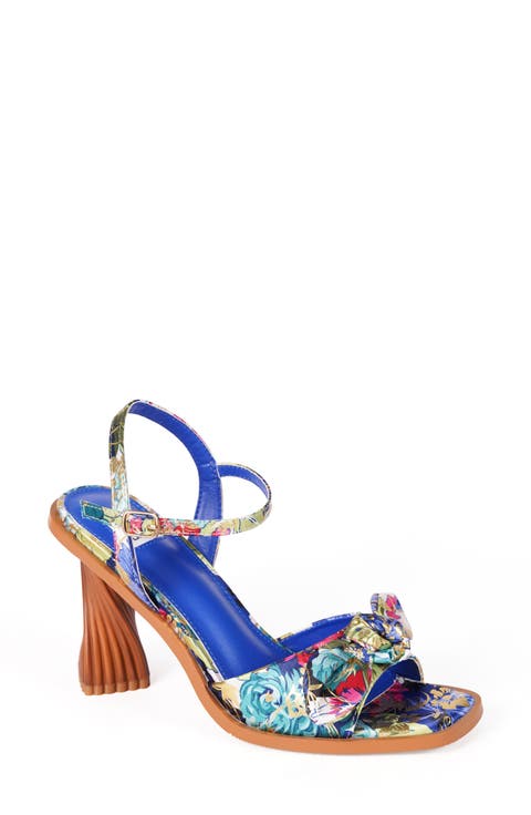 Nora Bow Ankle Strap Sandal (Women)