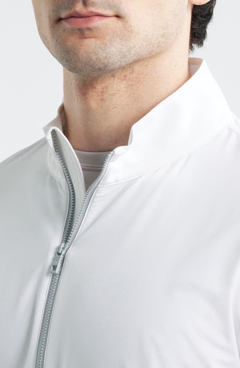 Peter Millar Dunes Water Resistant Half Zip Golf Pullover, Alternate, color, White