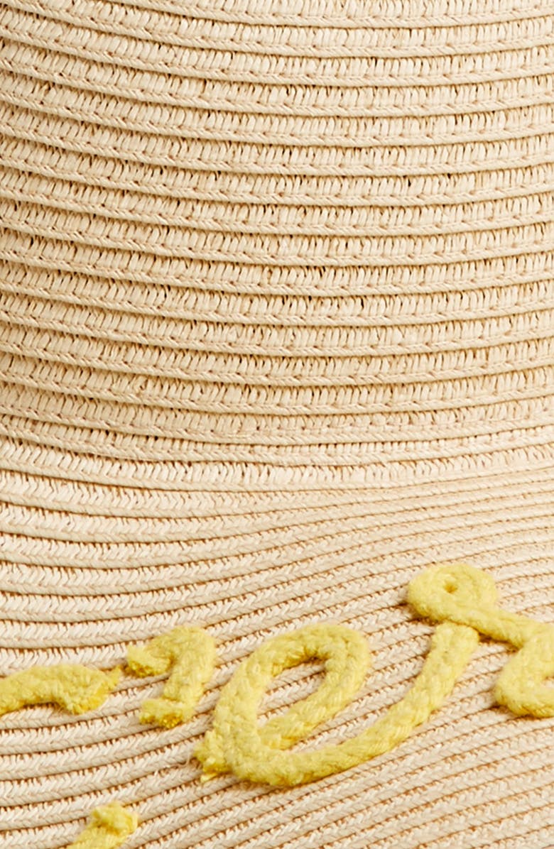 BP. C'est La Vie Floppy Straw Hat, Alternate, color,