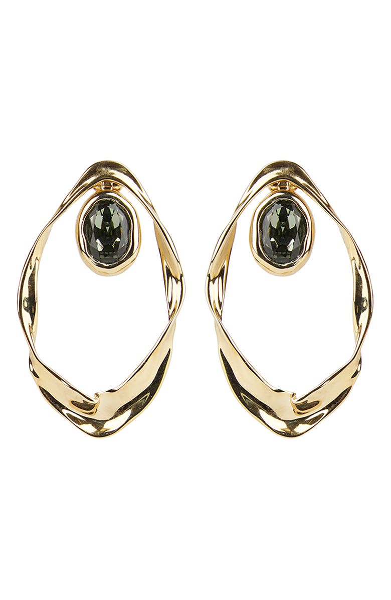 Alexis Bittar Future Antiquity Crumpled Orbit Earrings, Main, color, 