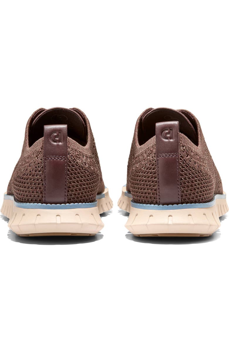 Cole Haan ZERØGRAND Remastered Stitchlite Wingtip Oxford, Alternate, color, Deep Olive / Forever Blue