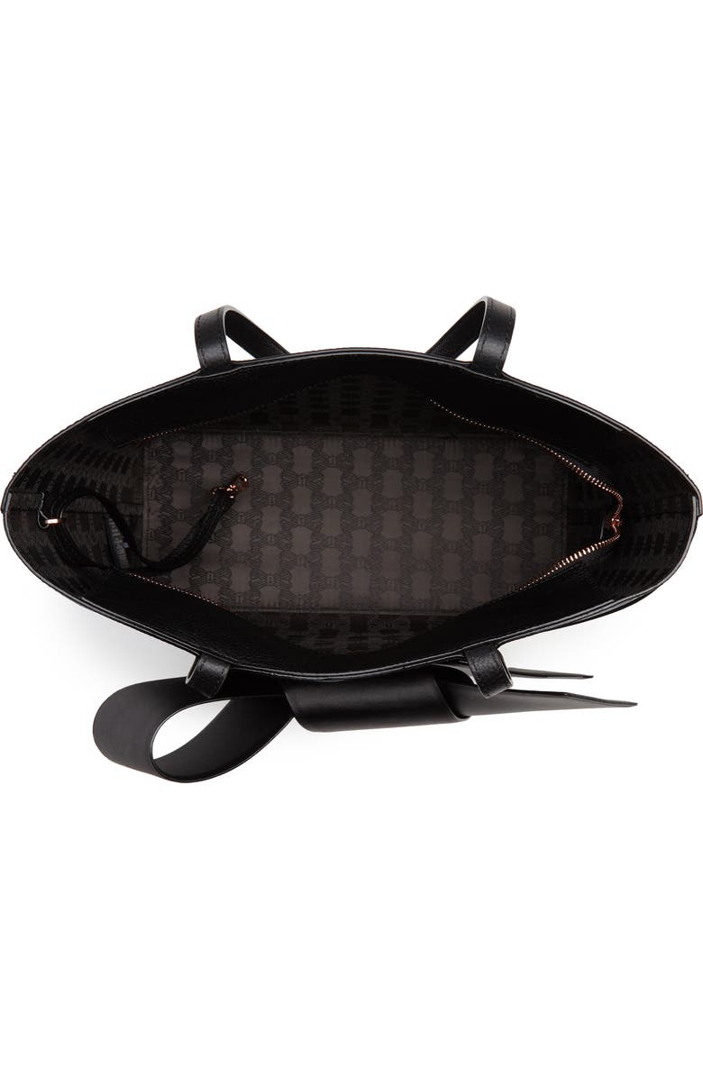 Ted Baker London Giant Knot Leather Shopper, Alternate, color,