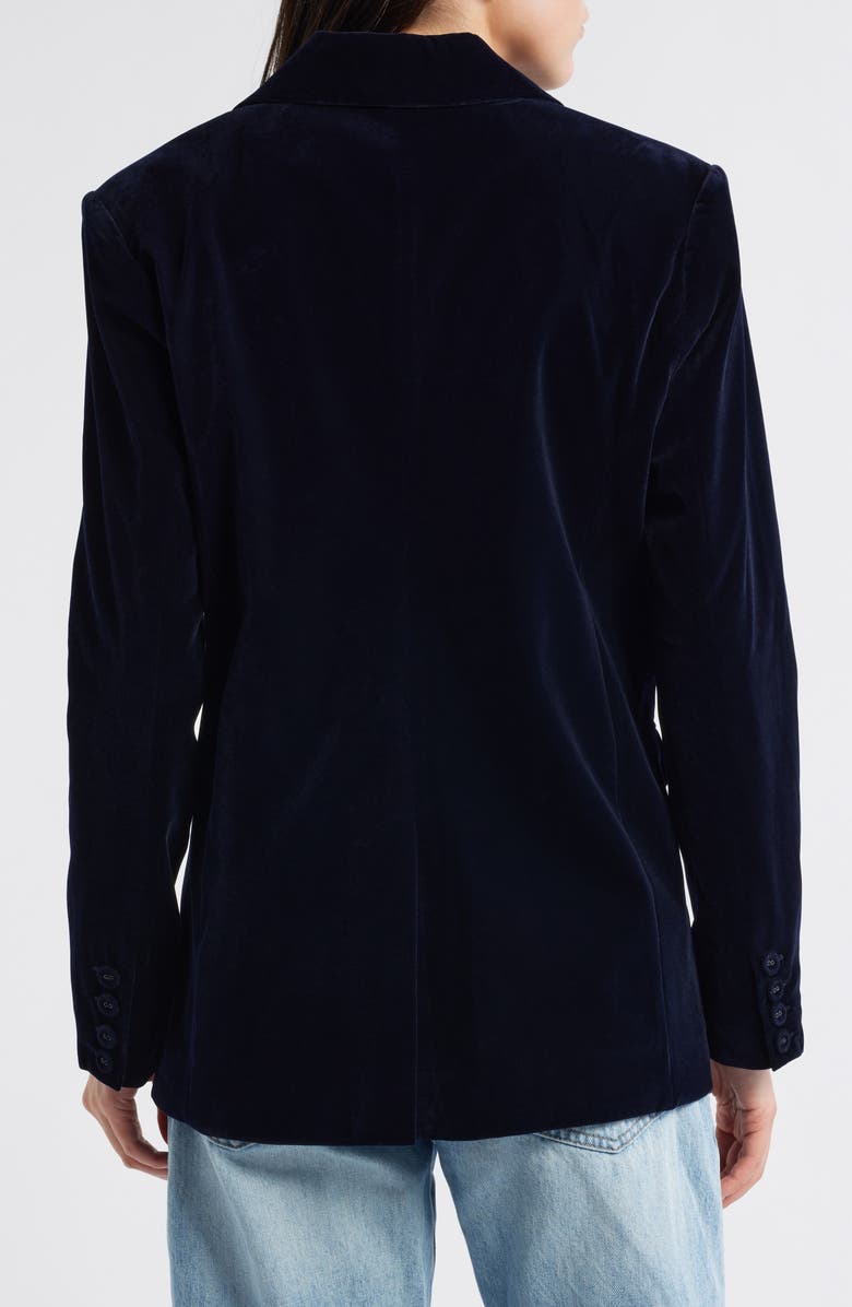 Rolla’s Marmont Velveteen Blazer, Alternate, color, Navy