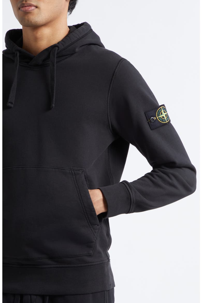 Fleece Hoodie, Alternate, color, BLACK
