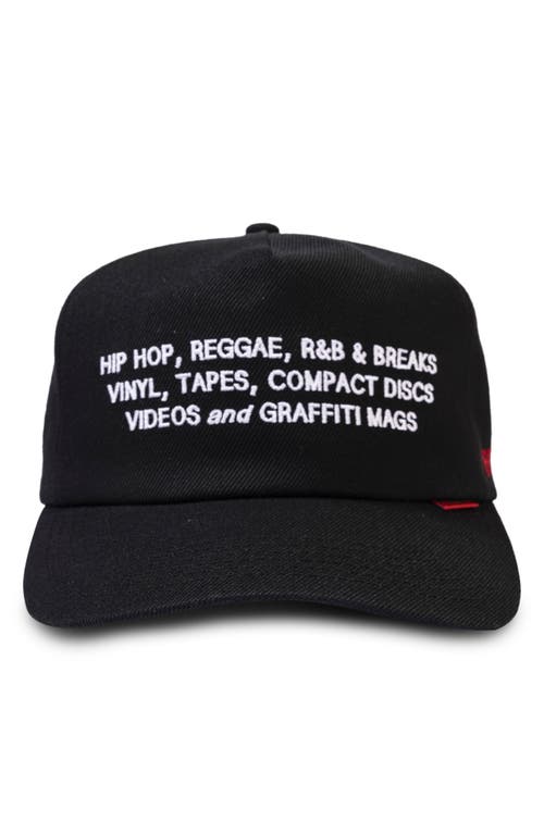 Pleasures Sections Snapback Baseball Cap In Black