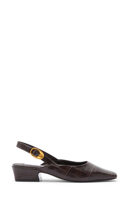 Steve Madden Diona Slingback Pump In Brown