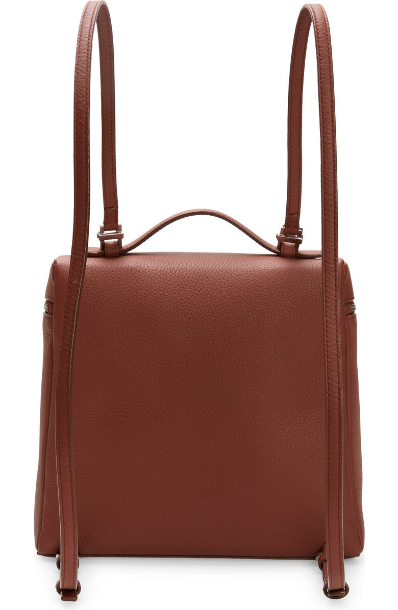 Loro Piana Calfskin Leather Backpack, Alternate, color,
